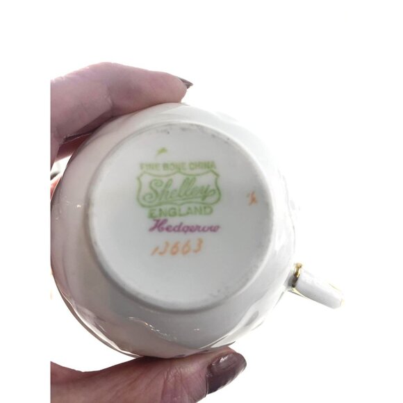 Shelley England Hedgerow Fine Bone China Tea Cup & Saucer Set - Picture 4 of 6